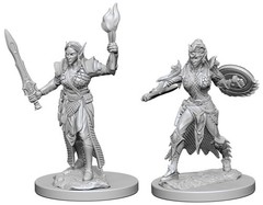 Pathfinder Deep Cuts - Elf Fighter Female Pre-Primed